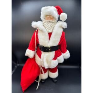 VTG Porcelain Soft Body Santa